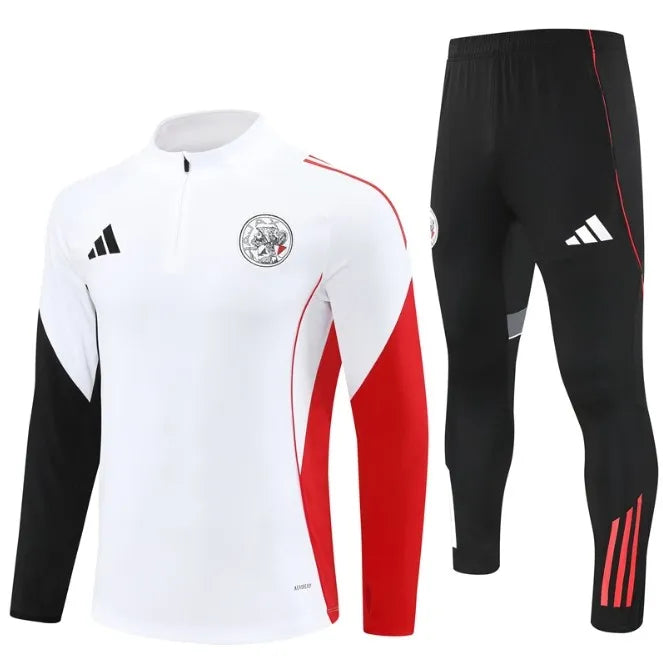 Survêtement zippé 1/4 AFC Ajax 2023/2024 Bleu