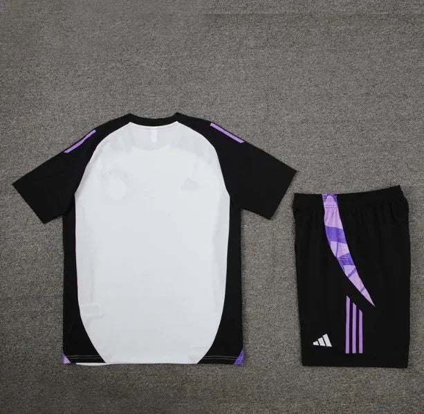 Germany 2024 Short Sleeve/Shorts Tracksuit White