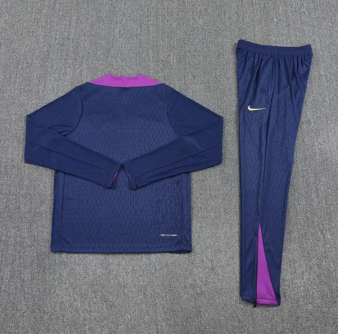Survêtement Barcelone 2024/2025 1/4 Zip Noir