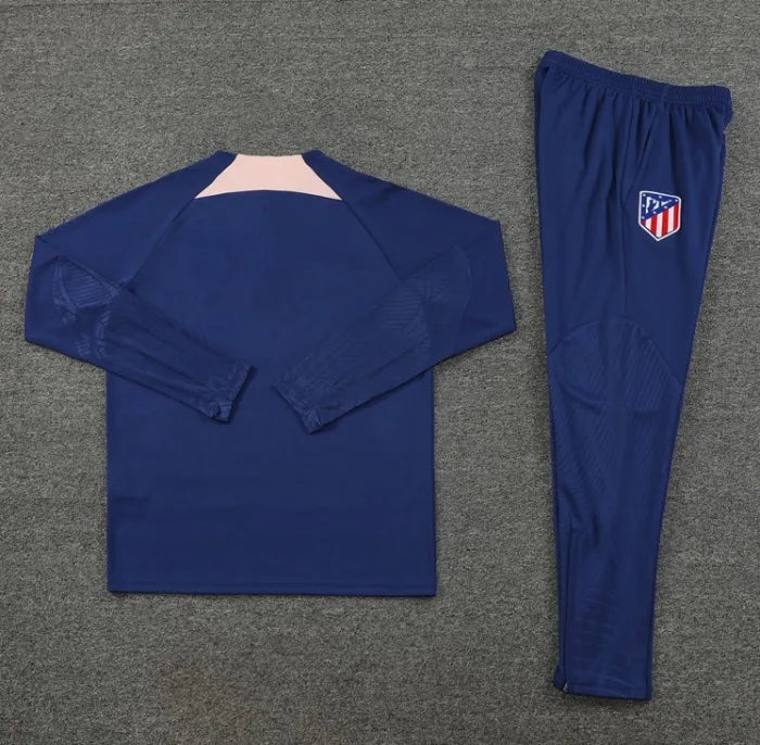 Atlético Madrid 2023/2024 1/4 Zipper Tracksuit Blue