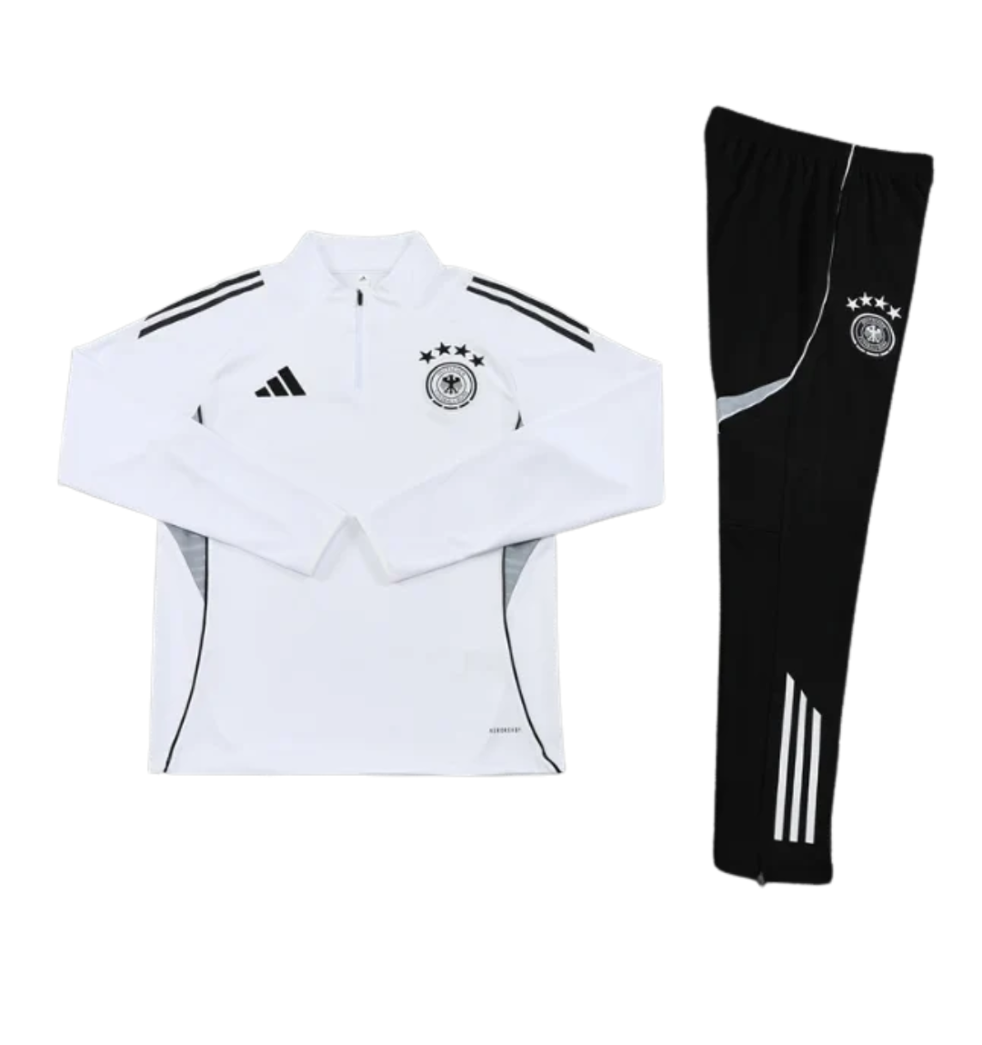 Deutschland 2024 1/4 Reißverschluss Trainingsanzug Schwarz