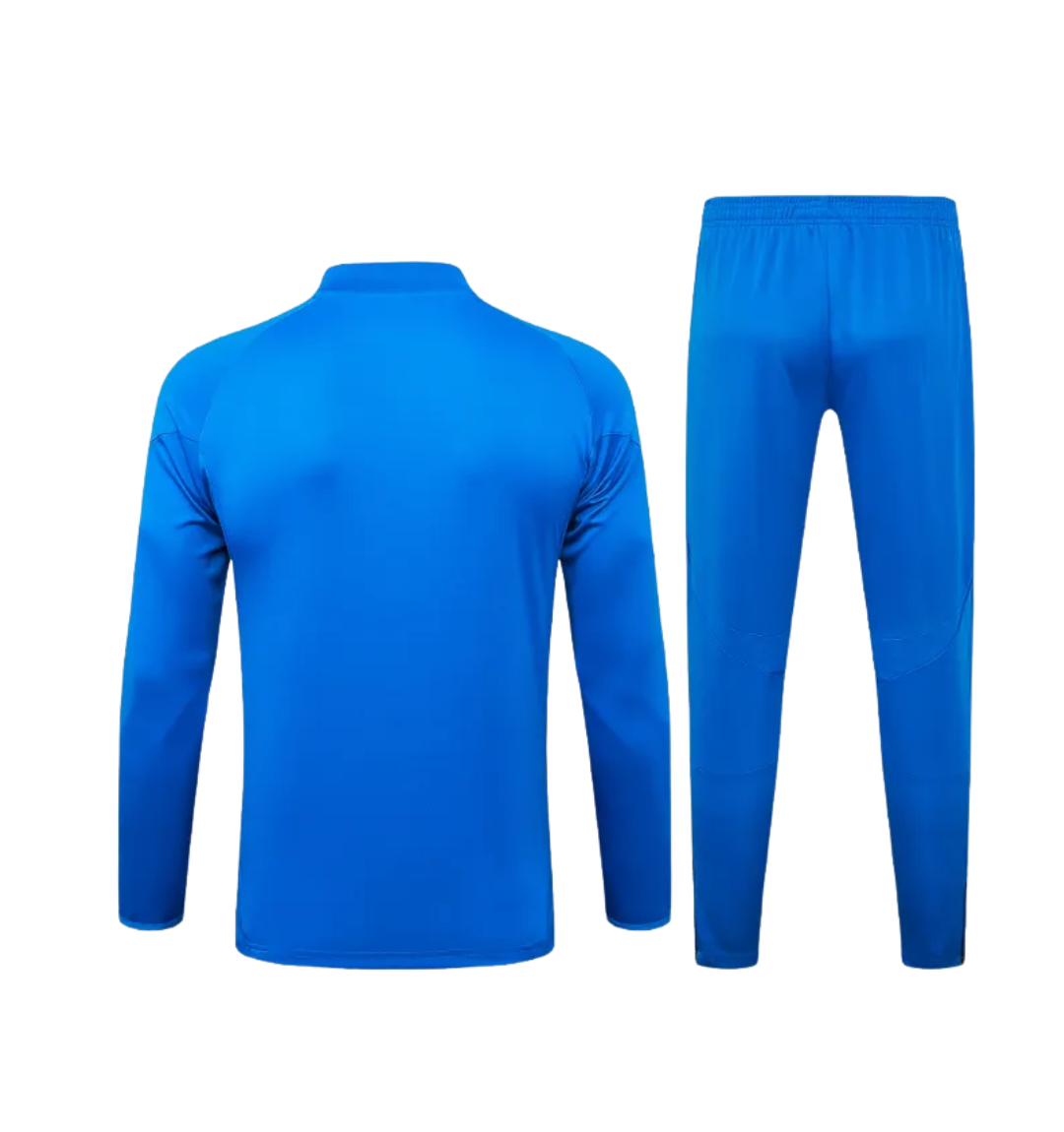 Real Madrid 2024/2025 1/4-Reißverschluss-Trainingsanzug, weiß