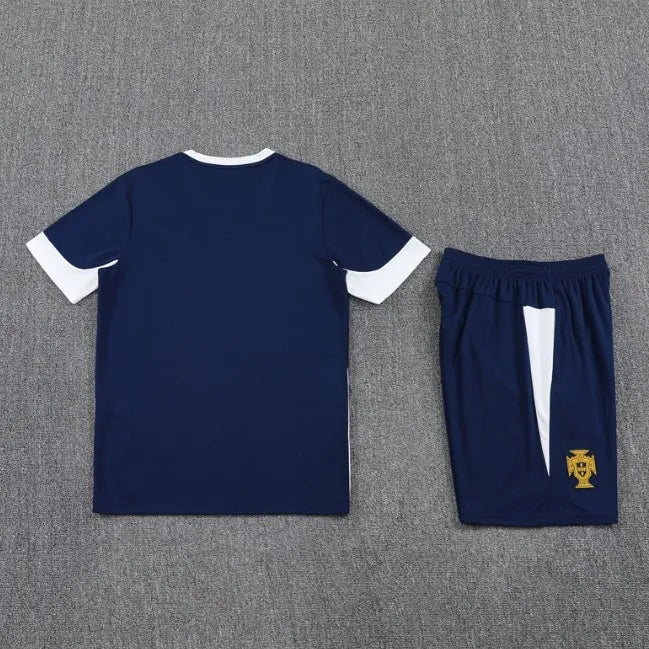 Portugal 2025 Short Sleeve/Shorts Tracksuit Blue