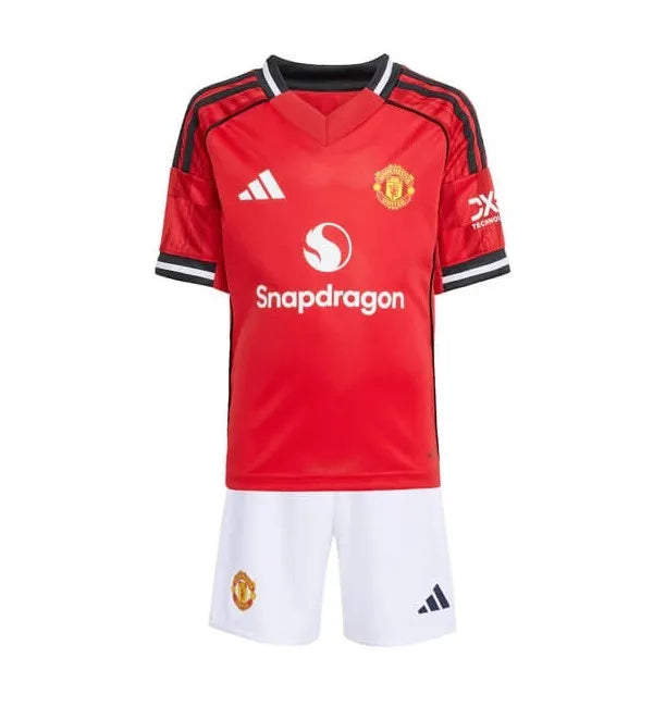 Manchester United 2025/2026 Home Set (Adults and Kids)