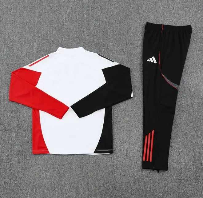 Survêtement zippé 1/4 AFC Ajax 2023/2024 Bleu