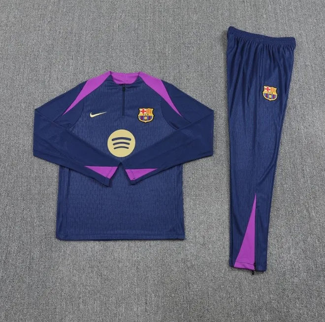 Survêtement Barcelone 2024/2025 1/4 Zip Noir