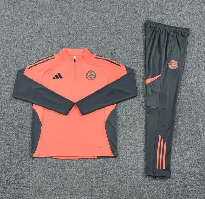 Survêtement zippé 1/4 Bayern Munich 2024/2025 Noir