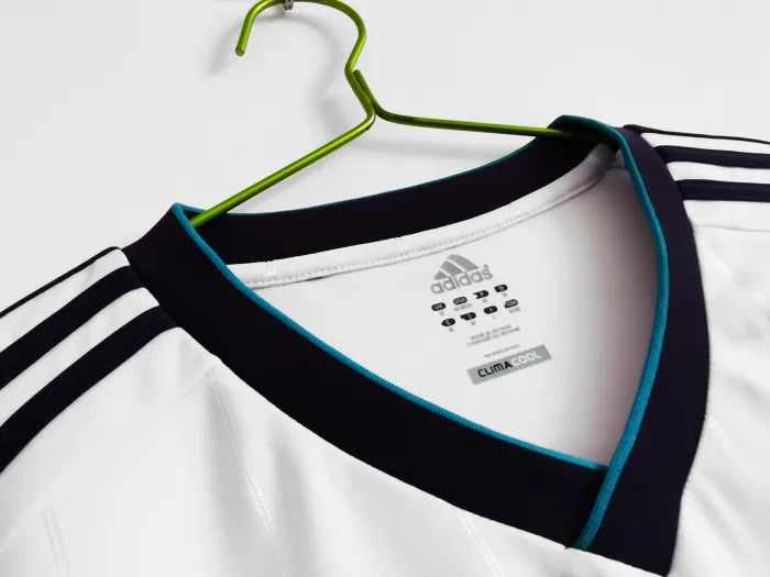 Real Madrid 2012/2013 Heimtrikot im Retro-Stil, langärmelig
