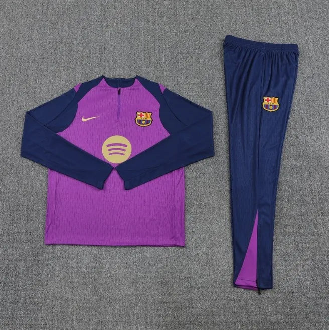 Survêtement Barcelone 2024/2025 1/4 Zip Noir