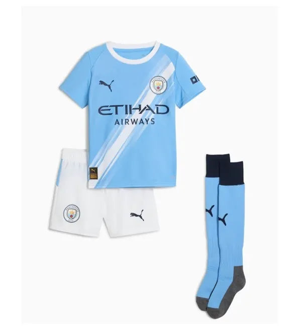 Ensemble domicile Manchester City 2024/2025 (adultes et enfants)