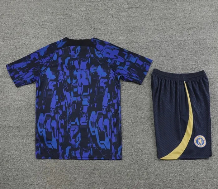 Chelsea 2023/2024 Short Sleeve/Shorts Tracksuit Blue