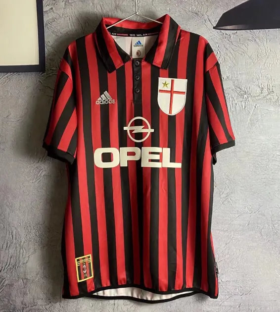 Maillot rétro domicile AC Milan 1999/2000