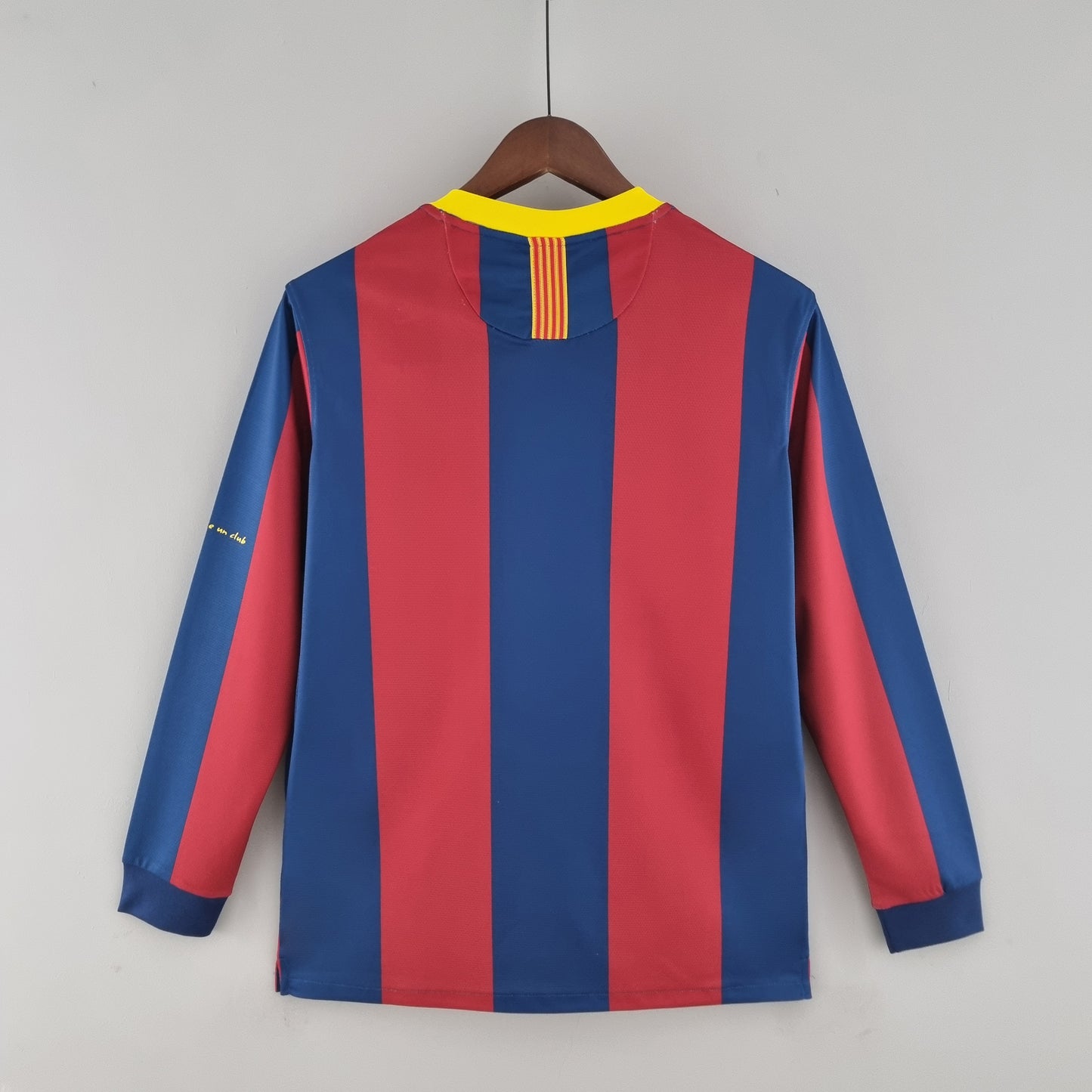 Barcelona 2008/2009 Heimtrikot im Retro-Stil, langärmelig