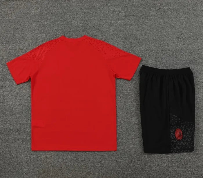 Survêtement à manches courtes/short AC Milan 2023/2024 Rouge