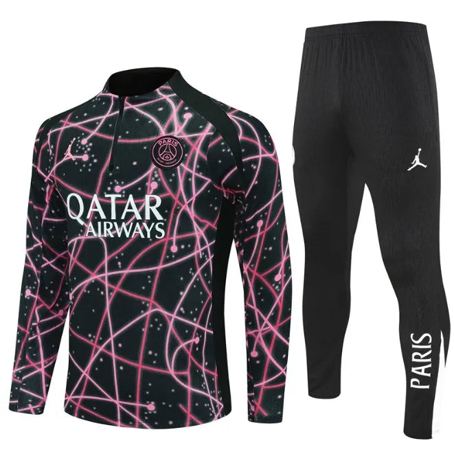 Survêtement PSG 2024/2025 1/4 Zip Noir