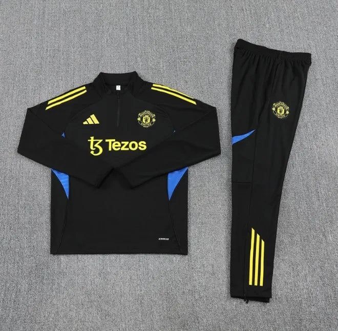 Survêtement zippé 1/4 Manchester United 2024/2025 Vert