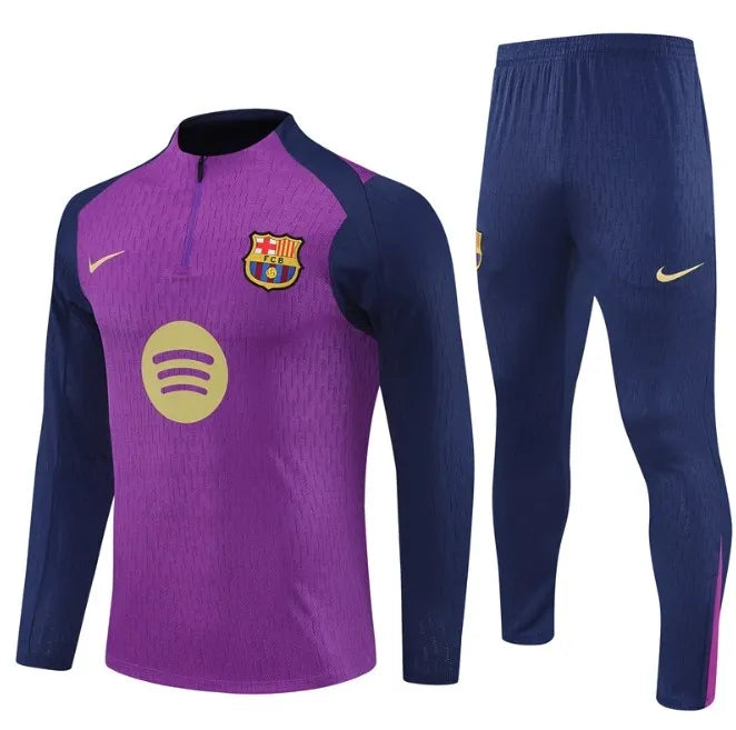Survêtement Barcelone 2024/2025 1/4 Zip Noir