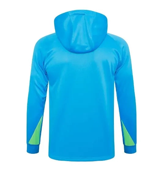Survêtement à capuche Brésil 2024 Bleu