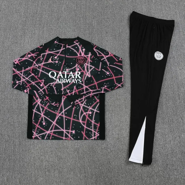 Survêtement PSG 2024/2025 1/4 Zip Noir