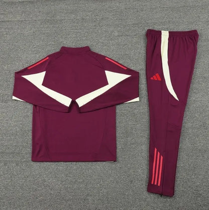 Bayern Munich 2024/2025 1/4 Zipper Tracksuit Red