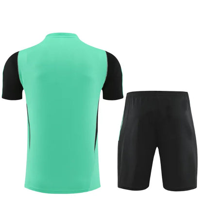 Real Madrid 2023/2024 Short Sleeve/Shorts Tracksuit Green