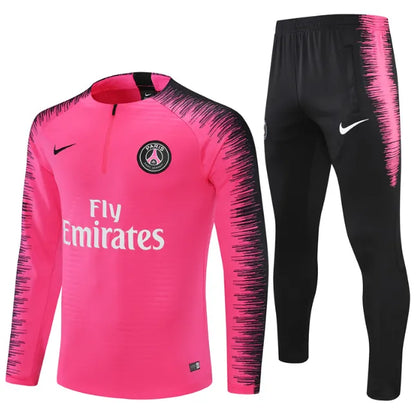 PSG 2018/2019 1/4 Zipper Tracksuit Pink