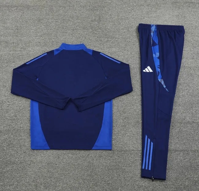 Al-Nassr FC 2024/2025 1/4 Zipper Tracksuit Blue