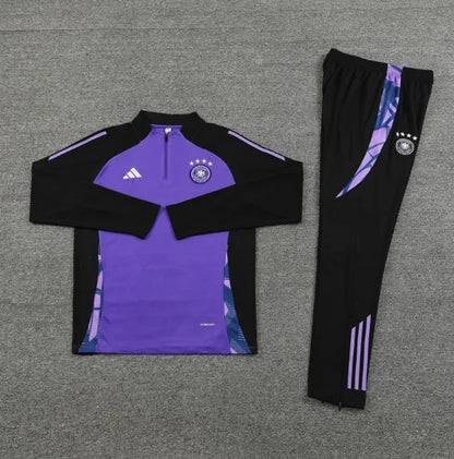 Germany 2024 1/4 Zipper Tracksuit Purple