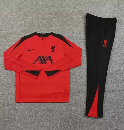 Liverpool 2024/2025 1/4 Zipper Tracksuit Red