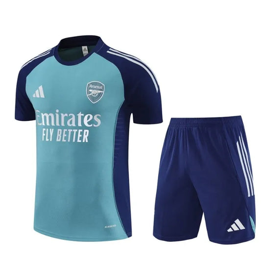 Arsenal 2024/2025 Kurzarm/Shorts Trainingsanzug Grün