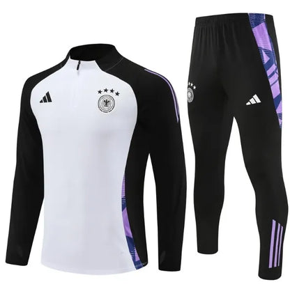 Germany 2024 1/4 Zipper Tracksuit White