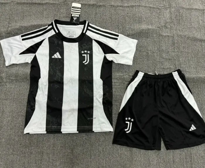 Juventus 2024/2025 Home Set (Adults and Kids)