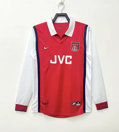 Arsenal 1998/1999 Home Retro Long Sleeve