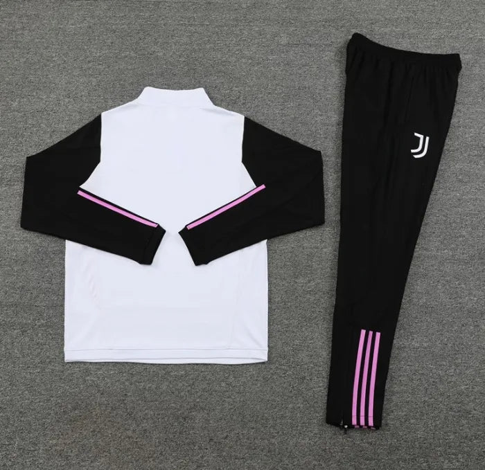 Juventus 2023/2024 1/4 Zipper Tracksuit White