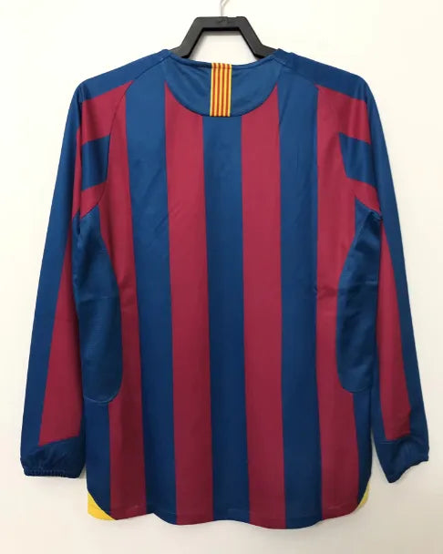 Barcelona 2005/2006 Home Retro Long Sleeve