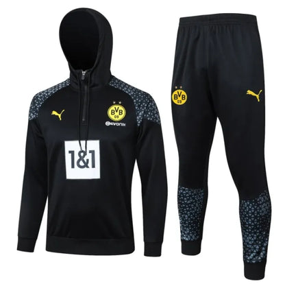 Dortmund 2023/2024 Hooded Tracksuit Black