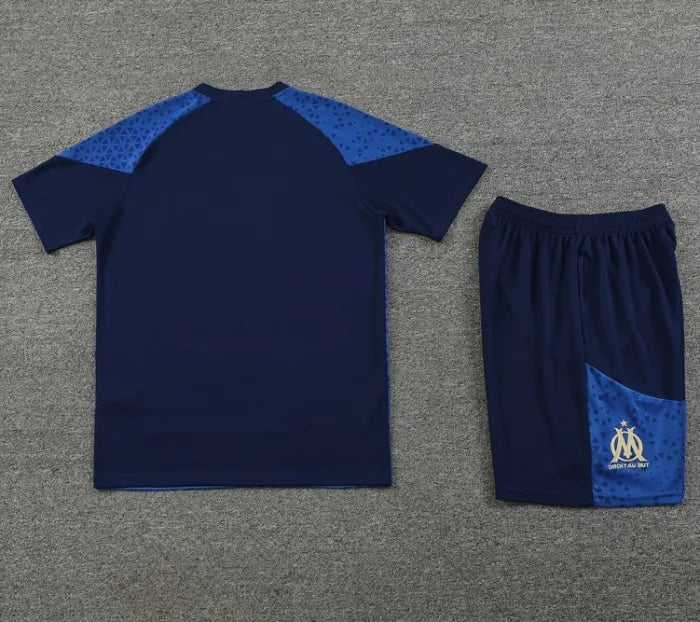 Marseille 2024/2025 Short Sleeve/Shorts Tracksuit Blue