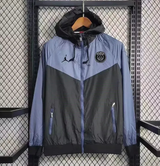 PSG 2022/2023 Windbreaker Black/Blue