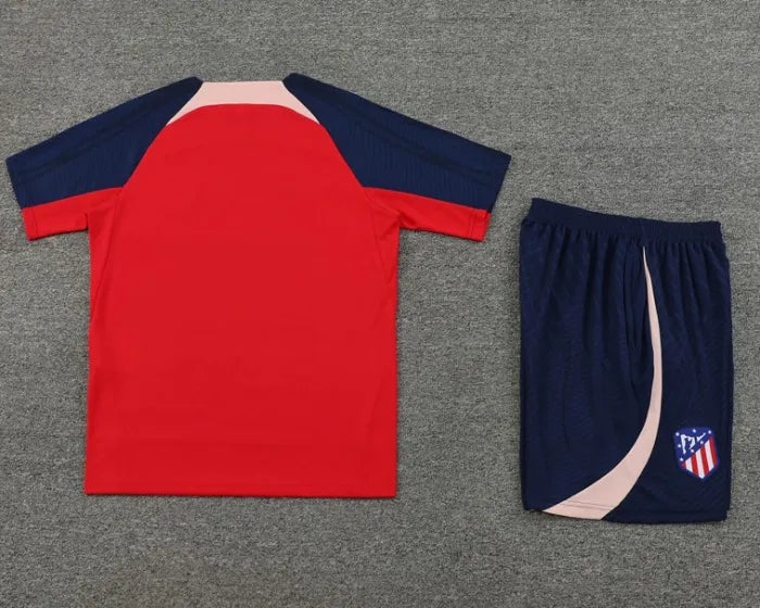 Athletico Madrid 2023/2024 Short Sleeve/Shorts Tracksuit Red