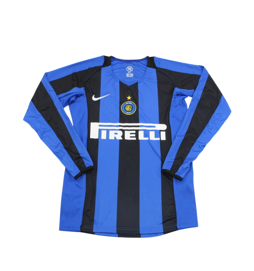 Maillot rétro à manches longues Inter Milan 1998/1999 Domicile