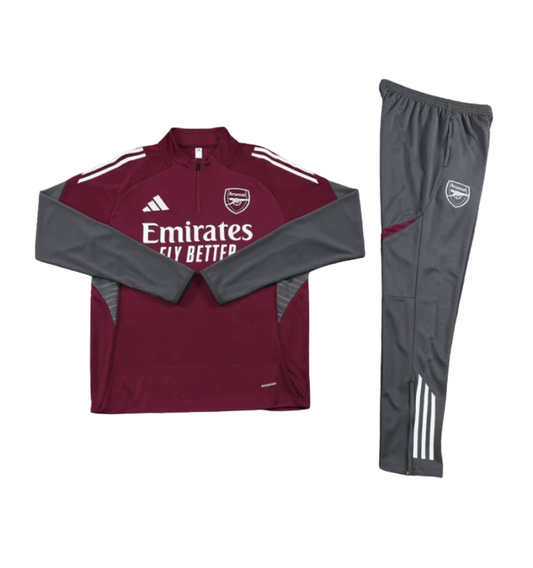 Arsenal 2024/2025 1/4-Reißverschluss-Trainingsanzug, Pink