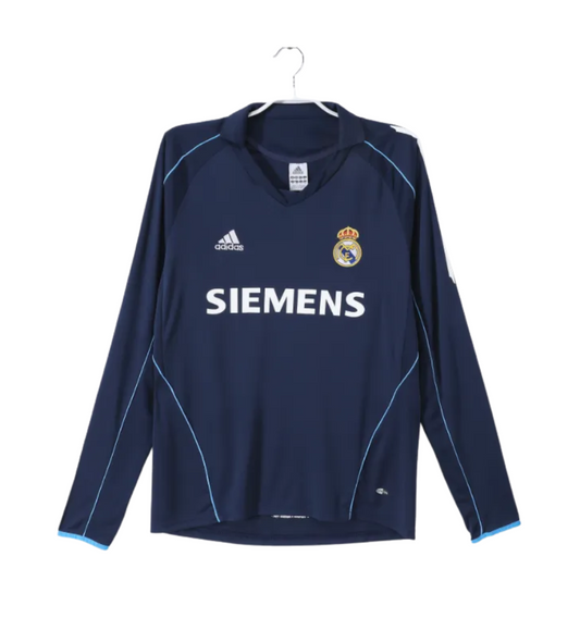 Maillot rétro à manches longues domicile Real Madrid 2005/2006