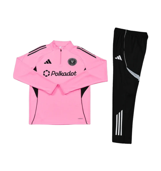 Inter Miami 2023 1/4 Reißverschluss Trainingsanzug Schwarz