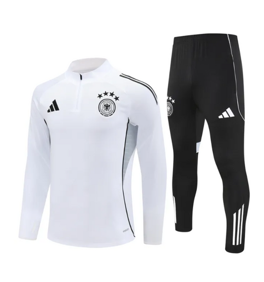 Deutschland 2024 1/4 Reißverschluss Trainingsanzug Schwarz