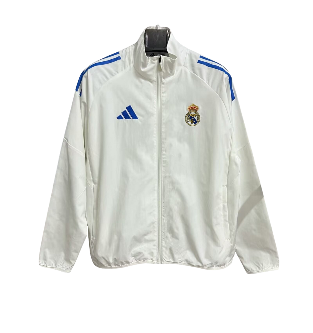 Real Madrid 2025/2026 Windbreaker White