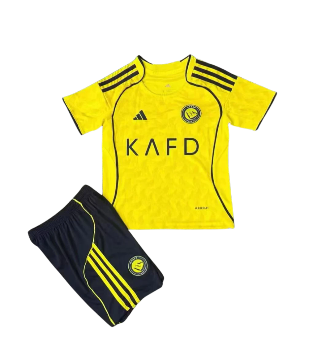 Al-Nassr FC 2024/2025 Heimset (Erwachsene und Kinder)