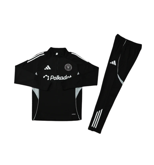 Inter Miami 2023 1/4 Reißverschluss Trainingsanzug Schwarz