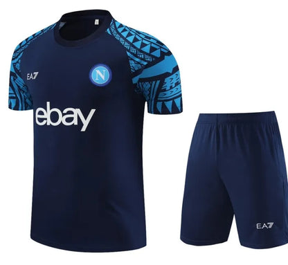 Napoli 2023/2024 Short Sleeve/Shorts Tracksuit Blue