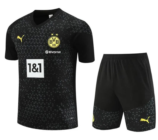 Dortmund 2023/2024 Short Sleeve/Shorts Tracksuit Black