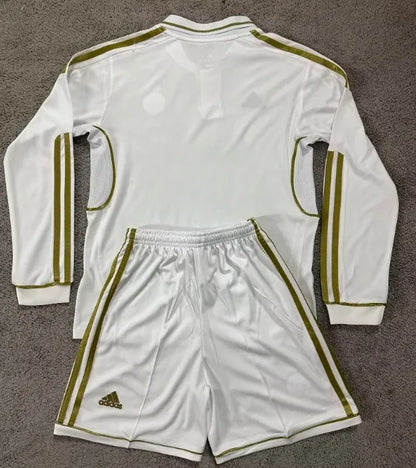 Real Madrid 2011/2012 Home Retro Long Sleeve Set Kids